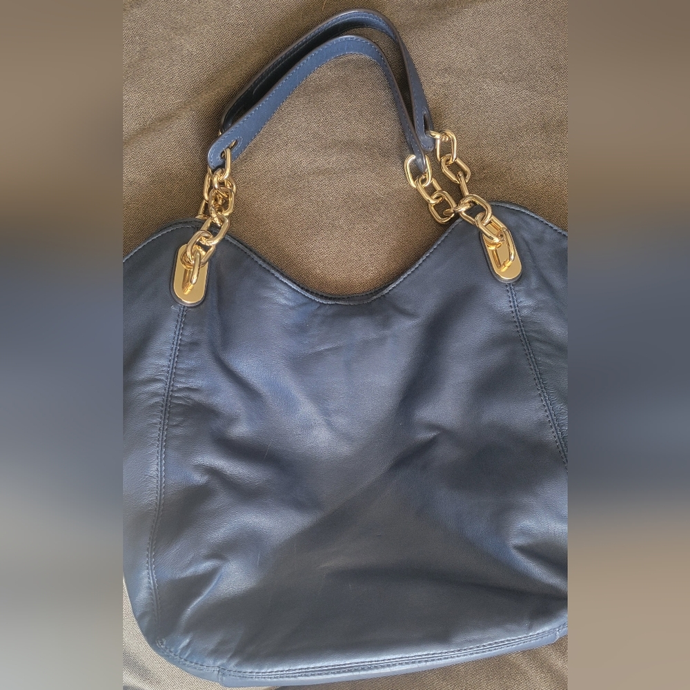 Michael kors leather hobo bag